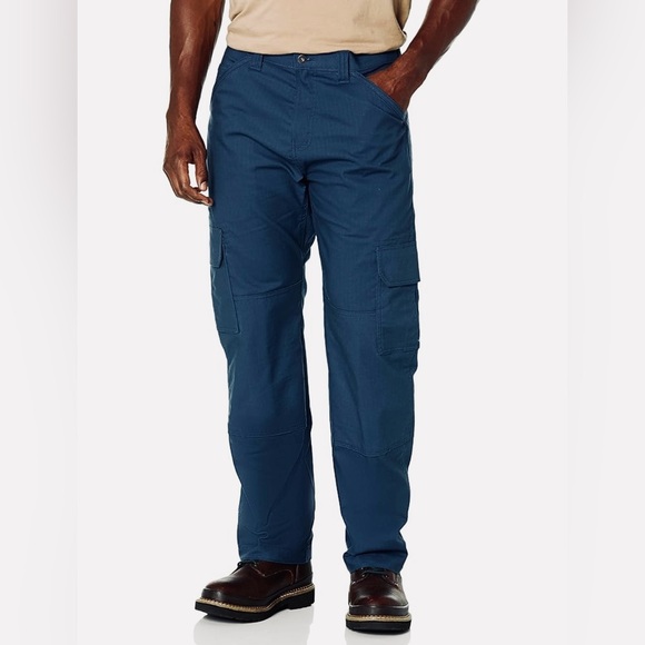 Dickies Flex DuraTech Relaxed Fit Ripstop Cargo Pants Outdoor Navy Size 30x32 - Picture 1 of 10